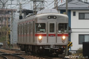 長野電鉄3500系、最後の編成が引退 - 4社コラボ入場券セットを発売