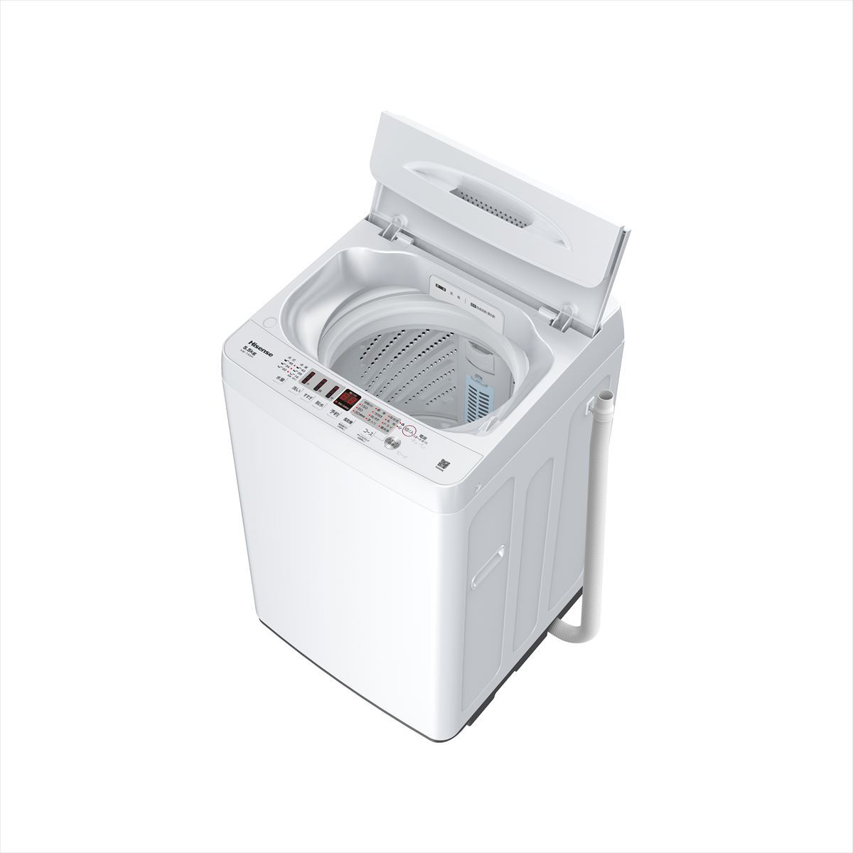 ハイセンス、豊富な洗濯コースを備えた500mm幅のスリム全自動洗濯機 | マイナビニュース