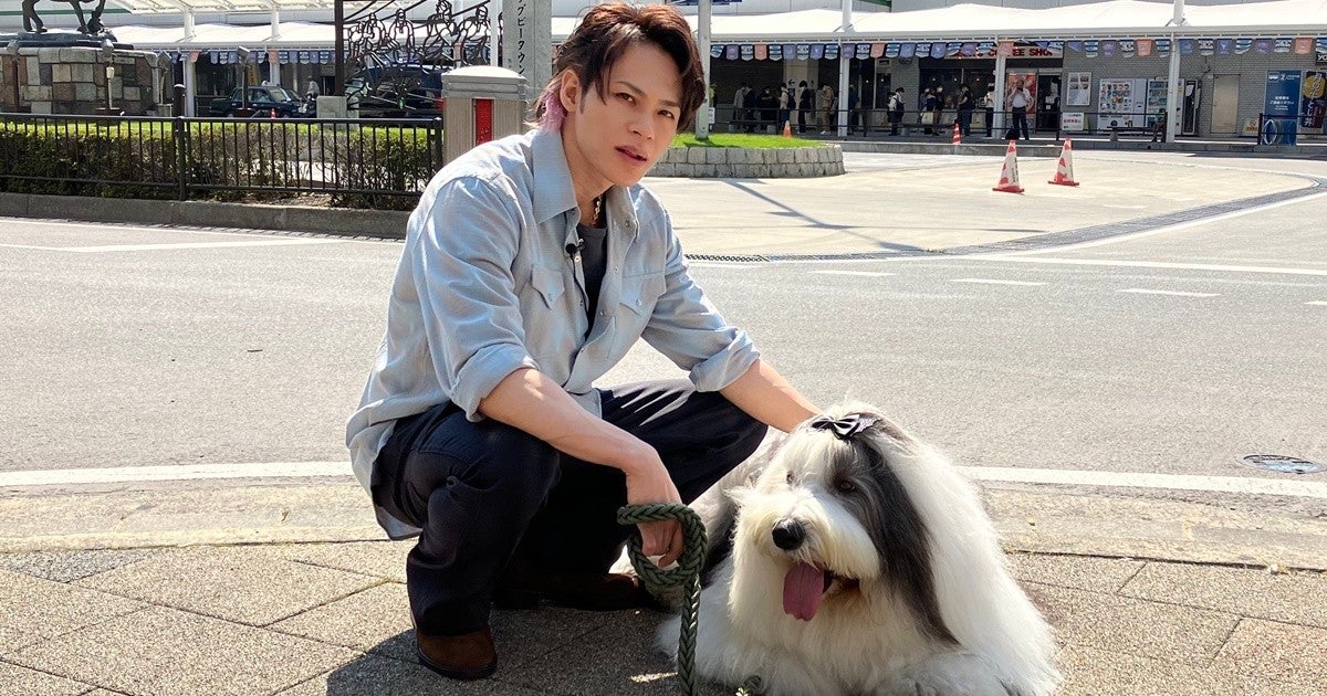 笑顔嫌い 上田竜也 犬との2ショット写真で満面の笑み めちゃくちゃ貴重 マイナビニュース