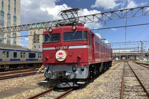 JR東日本「幻の1985年エキスポライナー再現撮影会」ヘッドマークも