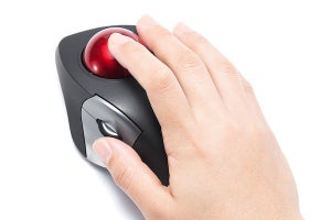人差し指と中指で操作するトラックボール3種、カチカチ音がしないボタンも搭載