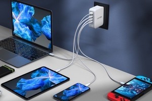 合計130W出力＆4台同時に急速充電できるGaN採用USB PD充電器