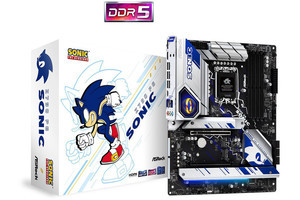 ASRock、セガとコラボしてソニックをあしらったマザーボード「Z790 PG SONIC」