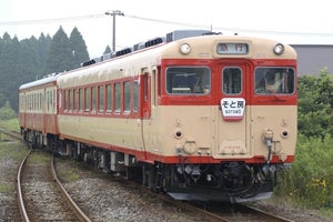 小田急電鉄「GSEカラーバス」ツアー、いすみ鉄道キハ28形の撮影も