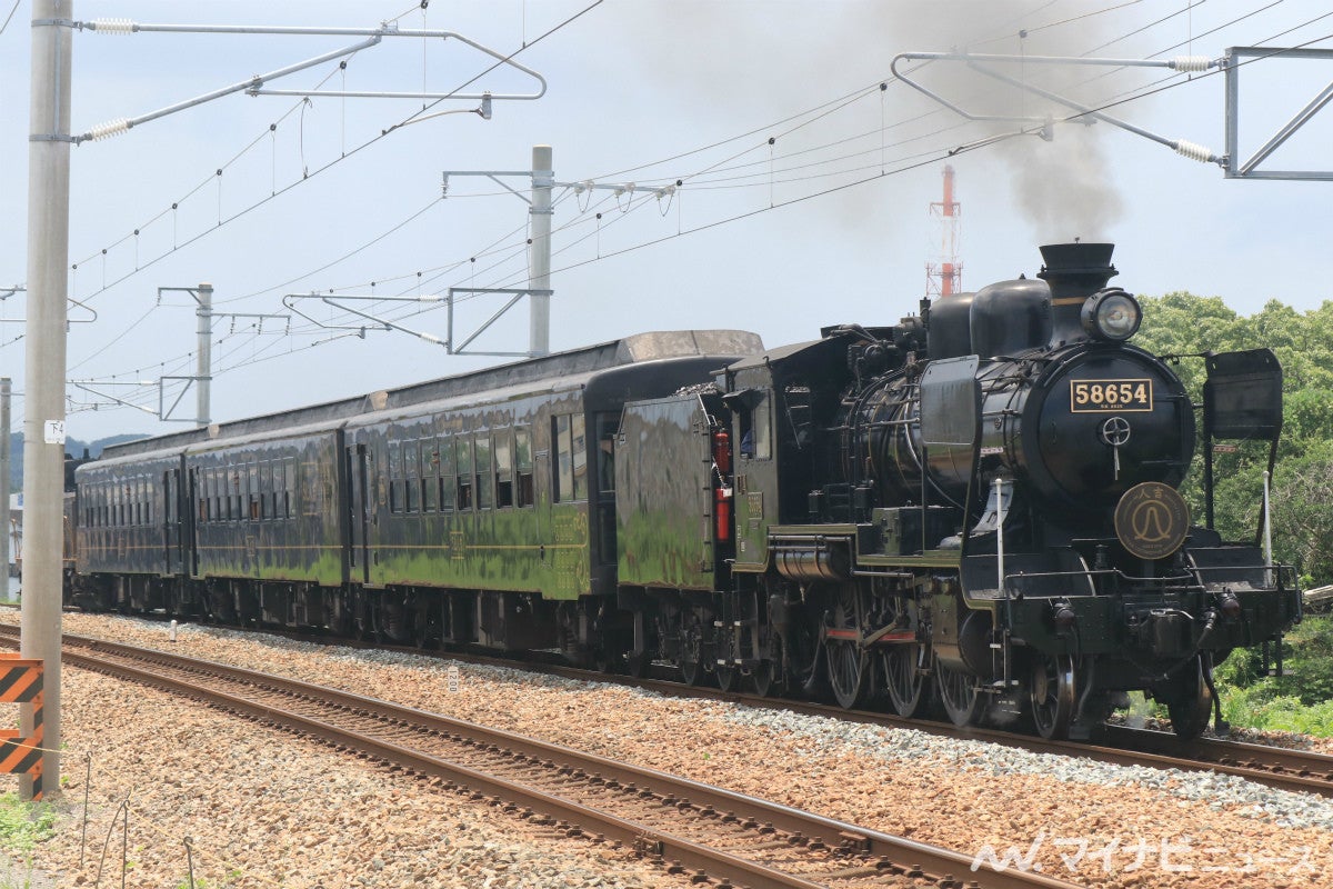 JR九州「SL人吉」蒸気機関車58654号機の「百歳記念イベント