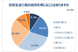 脳の疲労の原因、1位「睡眠不足」、2位、3位は?