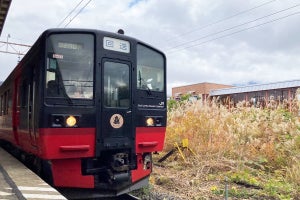 【後編】福島を走る"カフェ列車"に乗車! スイーツも赤べこ仕様に!?