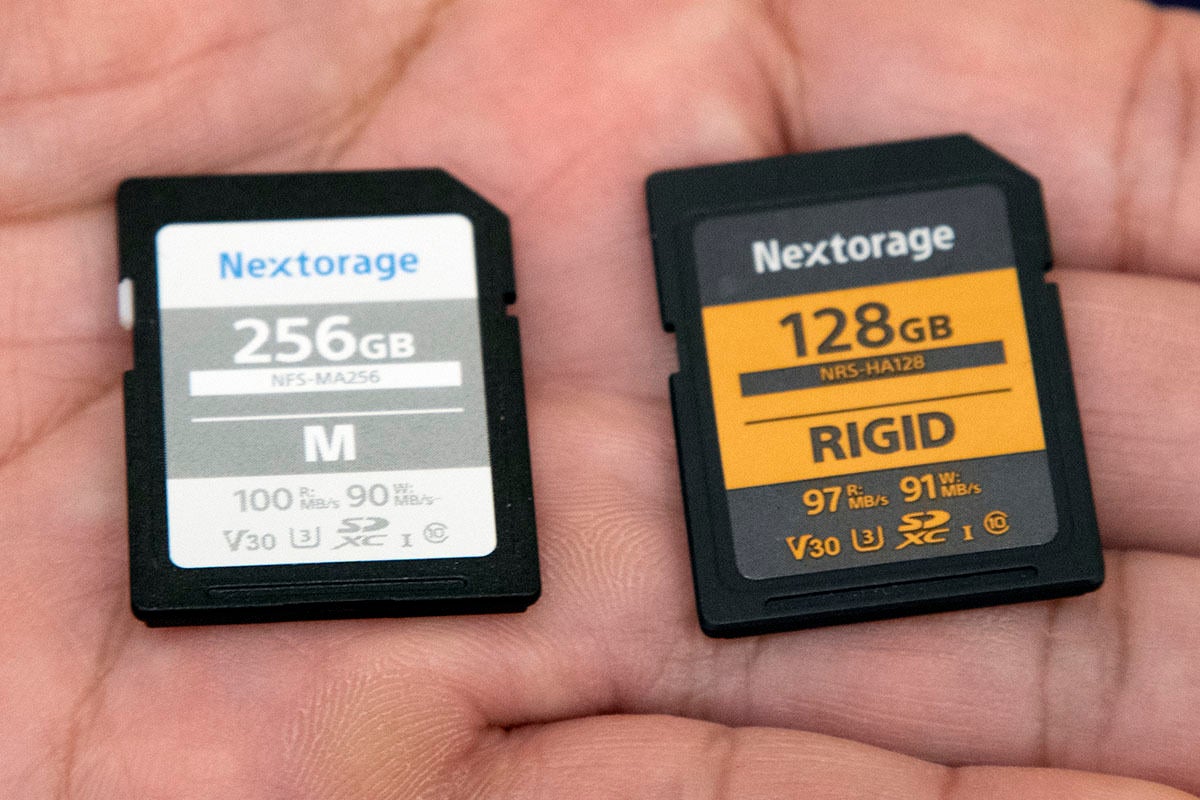 Nextorage、世界最速の8K撮影/RAW連写向けCFexpress Type Bカード