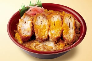 赤身が多い豚もも肉15層の「サク、ふわ」なミルカツ丼、【681円】で食す