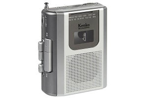 AM/FMラジオが録音できるカセットテープレコーダー　スピーカー内蔵、USBで駆動