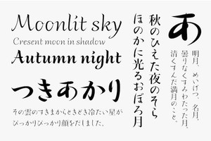 タイププロジェクト、秋の月を主題としたフォント「TPめいげつ」をサブスク提供