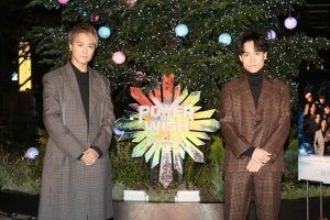 EXILE TAKAHIRO＆TETSUYA、コラボしたクリスマスツリーに感動「圧巻」「一生の思い出に」