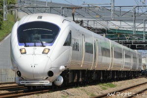 JR九州885系「かいおう」臨時列車を運転、直方車両センターで展示