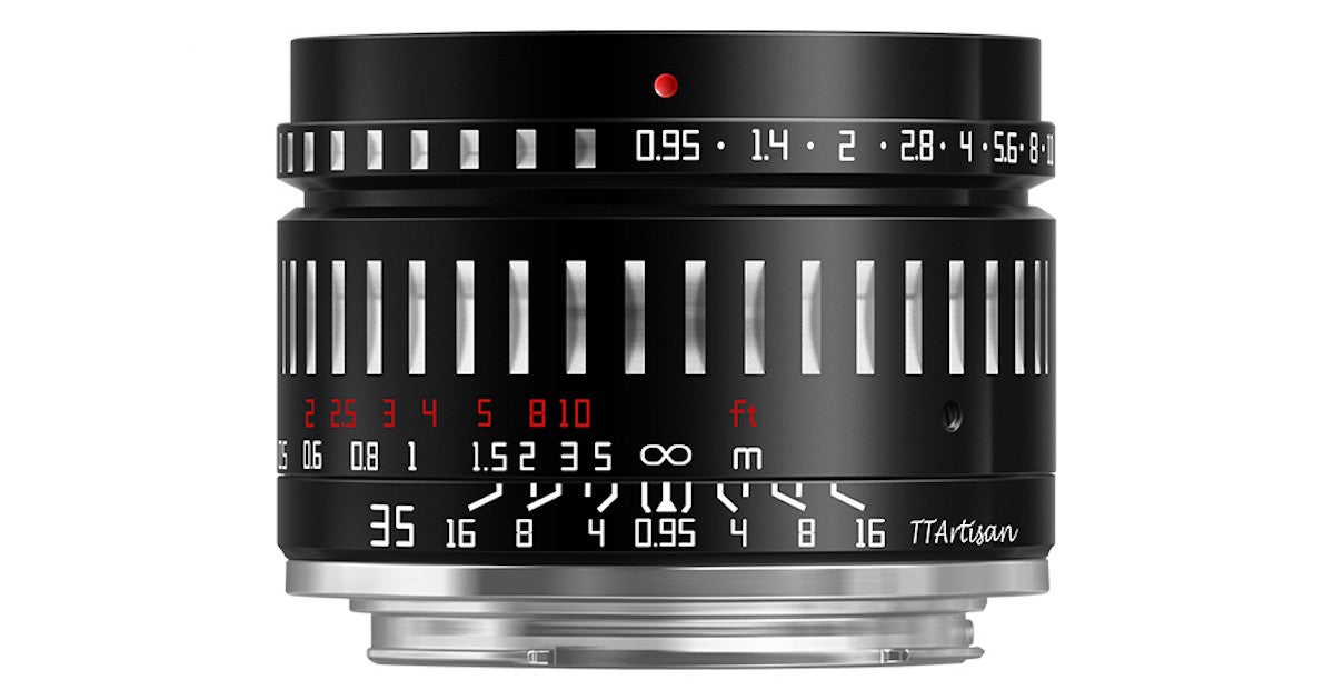 TTArtisan、大口径で小型軽量なAPS-C用レンズ「35mm F0.95