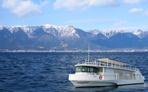 【冬限定!】びわ湖の美しい冬景色を味わう2時間半の船旅「雪見船クルーズ」運航開始