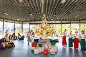 【OMO7大阪で串づくし!】94本の串カツが飾られたツリーも登場「串カツクリスマス」