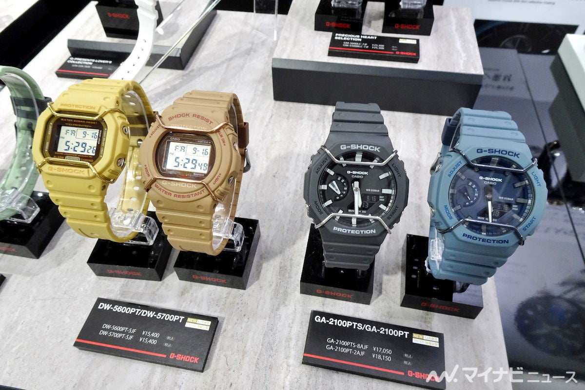 カシオ2022年12月発売のG-SHOCKを実機写真で！ | マイナビニュース