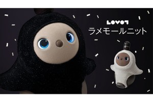 LOVOTウェアに冬の新作、「ラメモールニット」ホワイトとブラックが登場