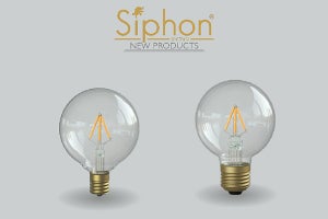 フィラメントLED電球「Siphon」に大口径ボール70サイズ、ビートソニック