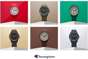 シチズン、スポーツウェア「Champion」腕時計コレクション第2弾