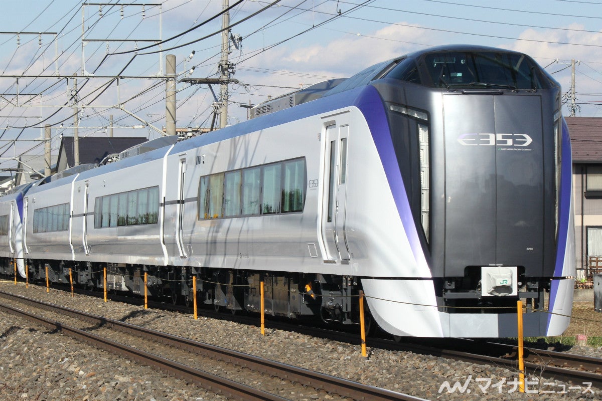 JR東日本E353系3両編成の臨時特急列車、塩尻・松本～長野間に新設 