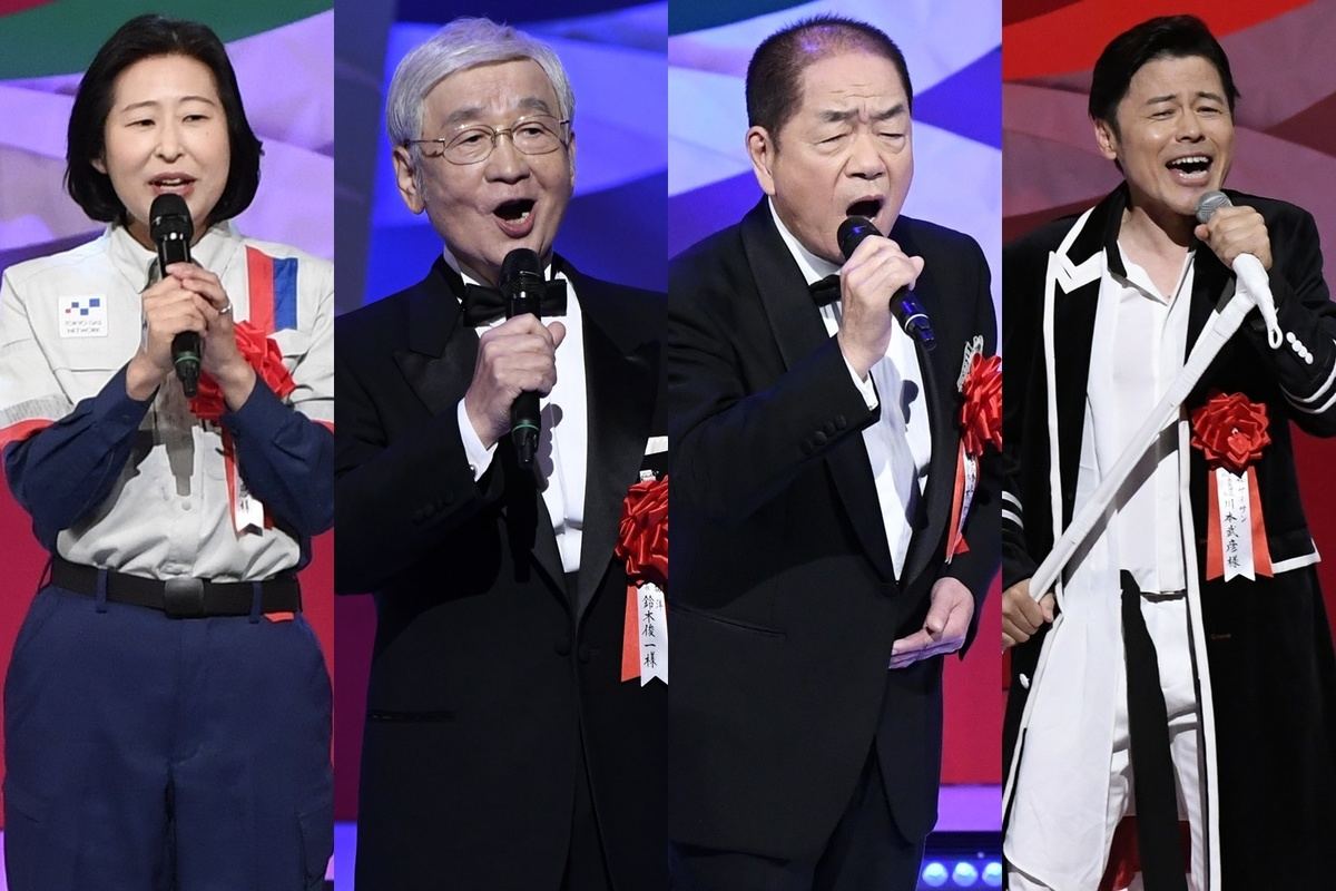 (左から)東京ガスネットワーク・細田千恵埼玉支社長、拓洋・鈴木俊一会長、馬車道・木村徳治名誉会長、サイサン・川本武彦社長