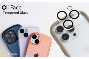 「iFace」専用のカメラレンズプロテクターにiPhone 14／12シリーズ用を追加