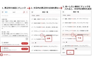 NTTレゾナント、文章作成アプリ「idraft by goo」に表記ゆれチェック機能を追加
