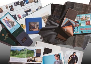 麻布テーラー、伊・仏・日の3社に別注したスペシャルな生地で作る「Exclusive Suit Fabric Collection」を展開