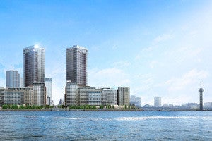 超高層50階建てツインタワー「HARUMI FLAG SKY DUO」がデビュー-東京湾を一望する新ランドマークに