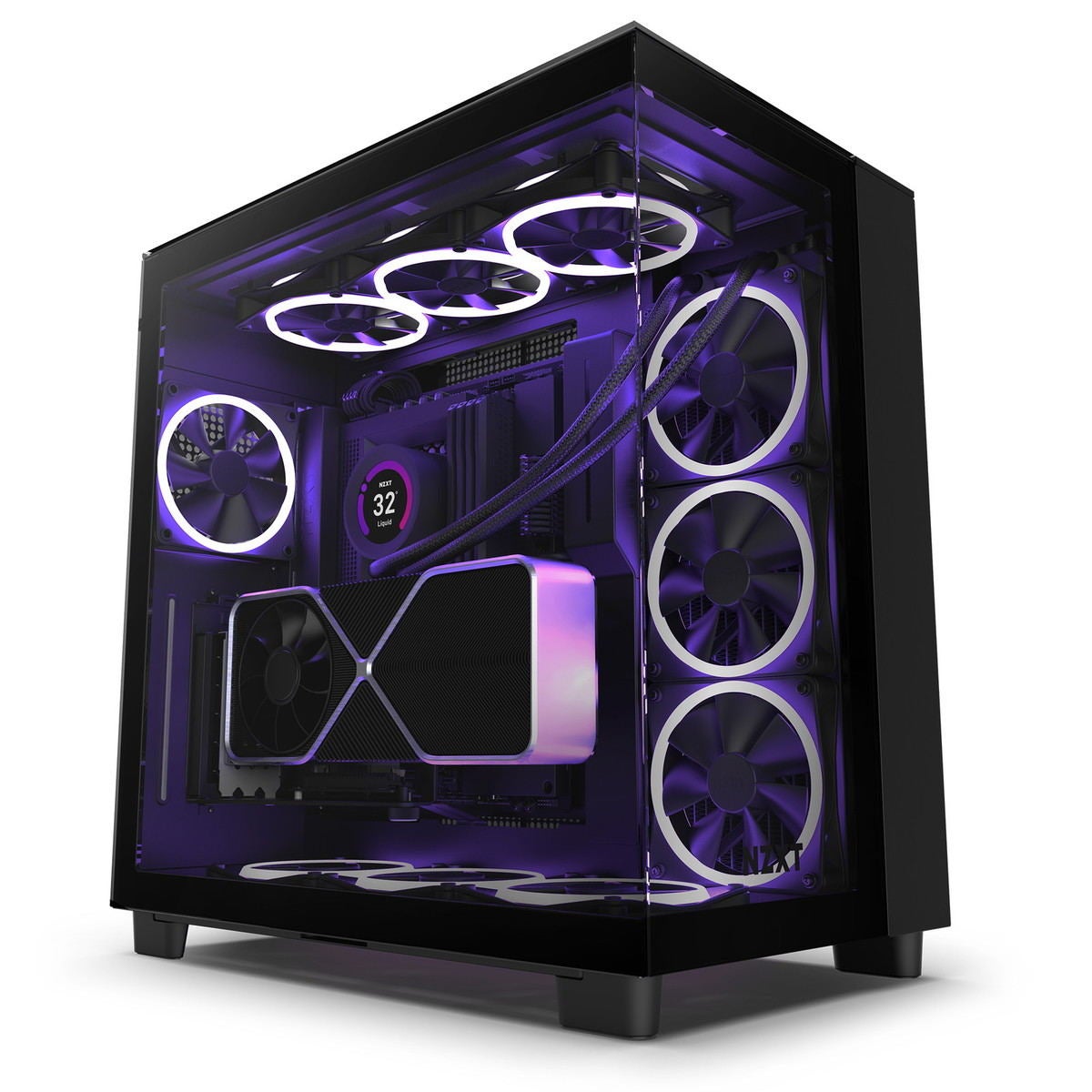 NZXT、支柱を取り払って2面フルガラスのPCケース「H9 Elite / Flow