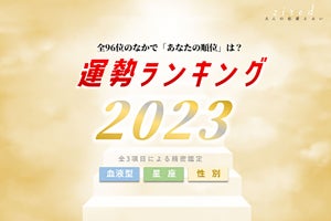 【2023年の運勢】星座×血液型×性別ランキング、トップ10を発表