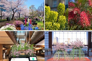 東京ミッドタウンで、春の花々とアートに触れるお散歩体験! 「MIDTOWN BLOSSOM 2023」