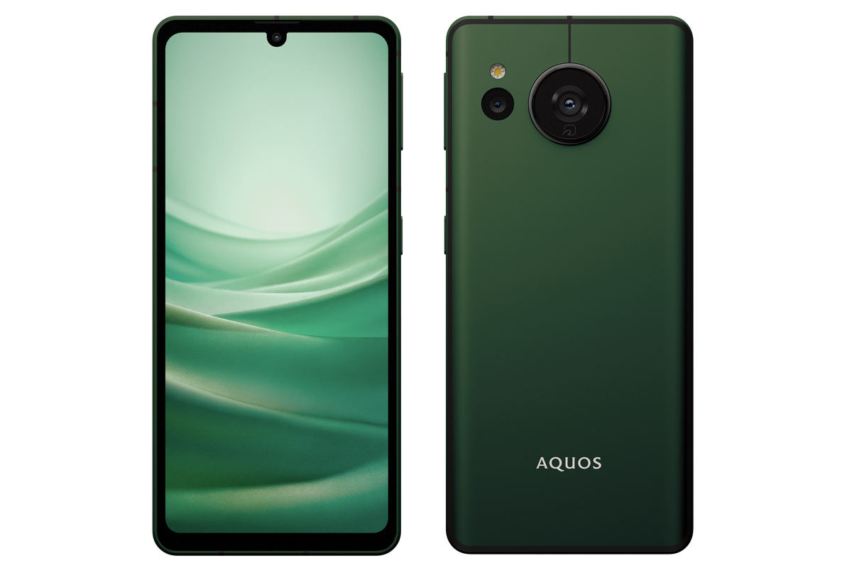 「AQUOS sense7」フォレストグリーン