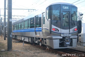 JR西日本、新快速「Aシート」新製車両(225系4次車)が出場・試運転