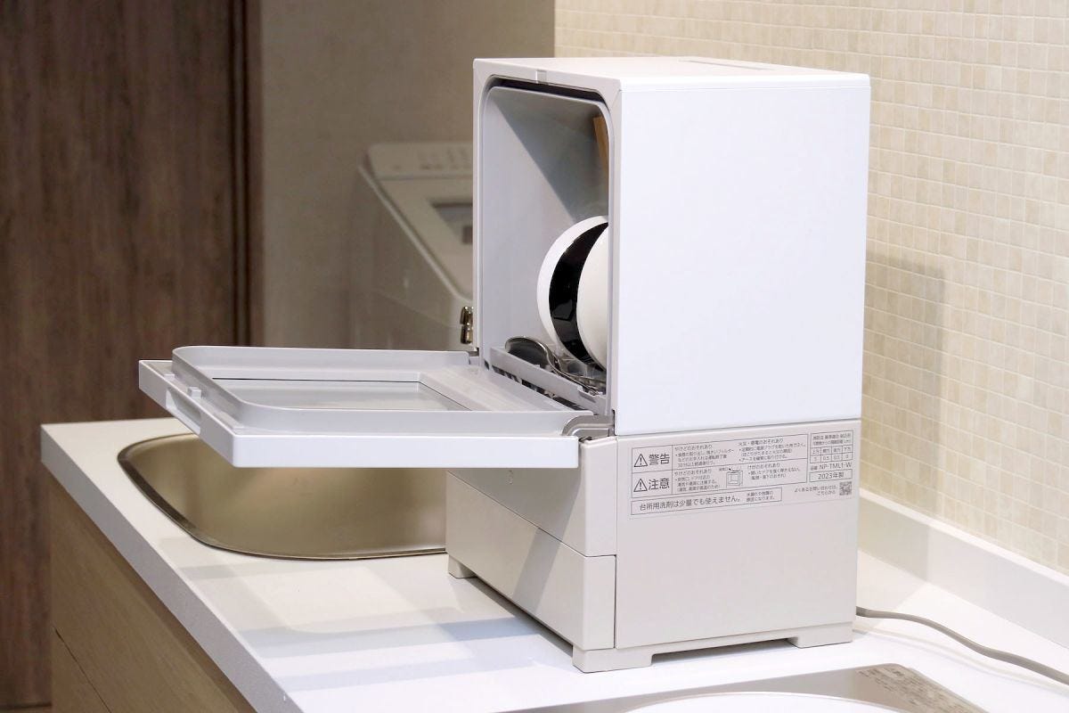 一人暮らしの食洗機、パナソニックソロタはA4サイズの設置面積で