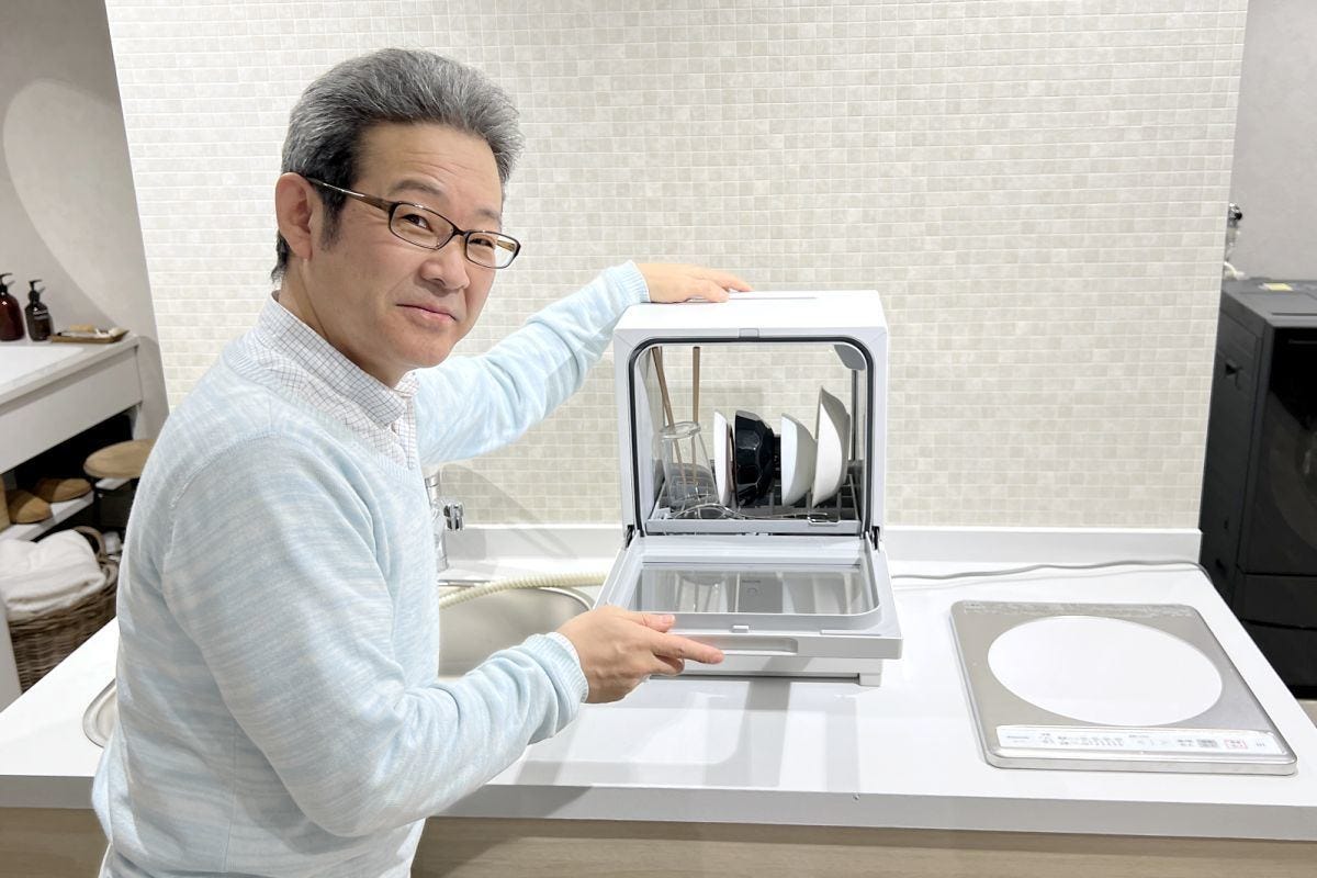 一人暮らしの食洗機、パナソニック「ソロタ」はA4サイズの設置面積で