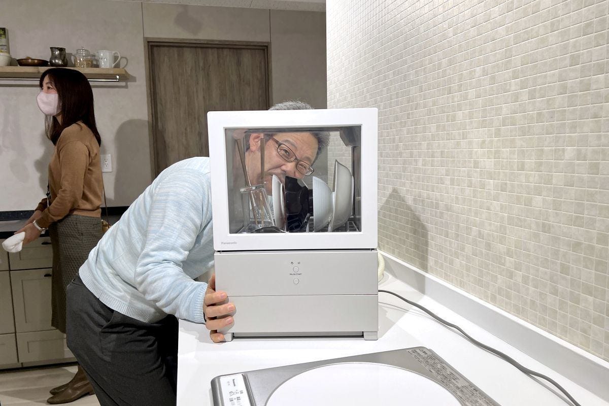 一人暮らしの食洗機、パナソニック「ソロタ」はA4サイズの設置面積で ...