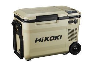 HiKOKI、蓄電池で駆動する容量25Lのコードレス冷温庫 - 使い勝手アップ