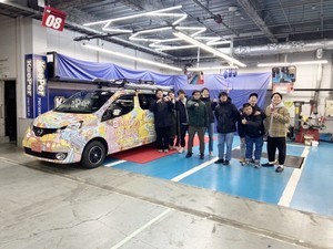 番組ロケ車「大宮セブン号」完成　スーパーオートバックスが全面協力