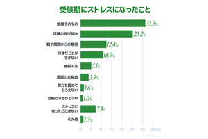 受験期にストレスになった保護者からの言葉、1位は?