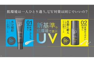 ソフィーナ iPから「肌環境で選ぶUV」が登場! 乾燥・皮脂対策の2種