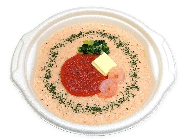 「明太子と海老のクリームスープパスタ」(550円)