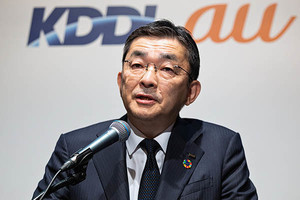 増収減益のKDDI、高橋社長「5Gスマホは手に取りやすい価格にしたい」