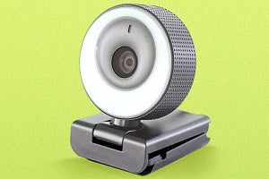 調光・調色できるリングライト付きの1080p対応Webカメラ