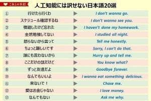 【翻訳不能】人工知能にも難しい? 「日本人は婉曲表現が得意」「これは日本語でも間違えるときがありますね」