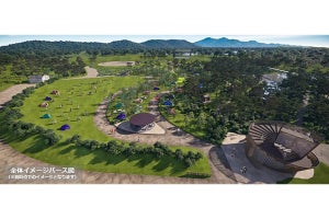 北九州市の響灘緑地グリーンパークに"公園で遊び泊まれる"キャンプ場が4月開業へ