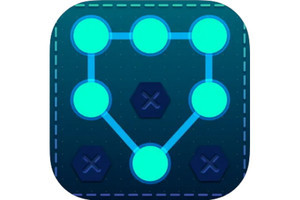 【毎日がアプリディ】並んだドットを一筆ガキで繋ぐパズルのiOS版！「Find A Way Puzzle」