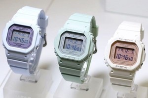 カシオ「BABY-G」、春らしいフラワーカラーのスクエアモデル