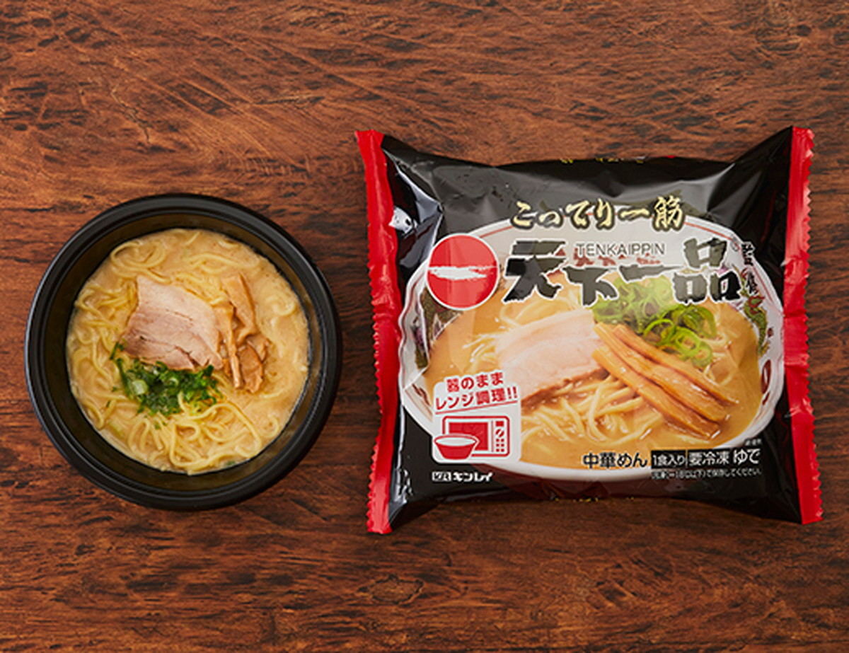 「キンレイ 天下一品監修ラーメン」(495円)